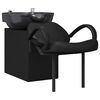 vidaXL Fauteuil de shampooing Noir 63 x 141 x 92 cm PVC
