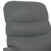 vidaXL Fauteuil de massage Anthracite Similicuir