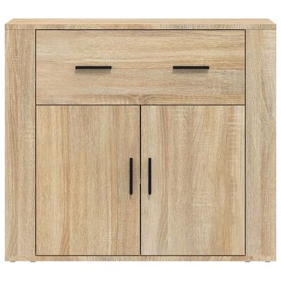 vidaXL Buffet Chêne sonoma 80x33x70 cm Bois d'ingénierie