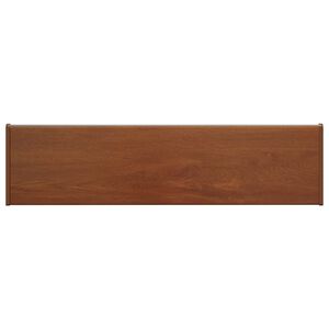 vidaXL Appui de fen&ecirc;tre Bois marron 80 x 20 x 4,5 cm PVC