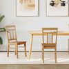 vidaXL Chaise de salle &agrave; manger 2 pcs Naturel