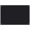 vidaXL Dosseret de cuisine Noir 90x60 cm Verre tremp&eacute;