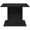 vidaXL Table basse Ch&ecirc;ne noir 55,5 x 55,5 x 40 cm Bois d'ing&eacute;nierie