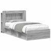 vidaXL Cadre de lit avec rangement Sonoma gris 100 x 200 cm