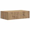 vidaXL Table d'appoint murale 87,5 x 34,5 x 17 cm Bois d'ing&eacute;nierie