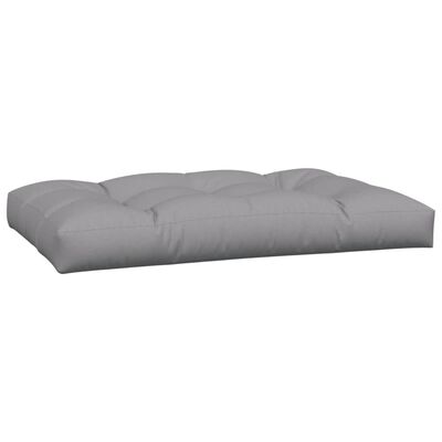 vidaXL Coussins de palette lot de 2 gris tissu