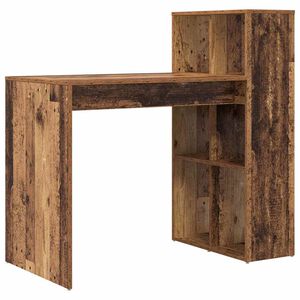 vidaXL Bureau Bois Ancien Bois d'ing&eacute;nierie 108 x 55 x 103.5 cm