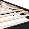 vidaXL Cadre de lit sans matelas noir 75x190 cm