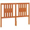 vidaXL T&ecirc;te de lit cire marron 140 cm bois massif de pin