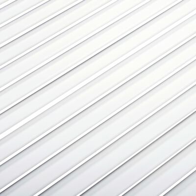 vidaXL Portes d'armoire à persiennes 2pcs blanc 99,3x59,4cm pin massif