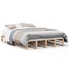 vidaXL Cadre de lit sans matelas 120x190 cm bois de pin massif