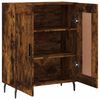 vidaXL Buffet chêne fumé 69,5x34x90 cm bois d'ingénierie