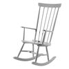 Vipack Chaise &agrave; bascule Rocky Bois Gris
