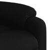 vidaXL Fauteuil inclinable &eacute;lectrique Noir Tissu