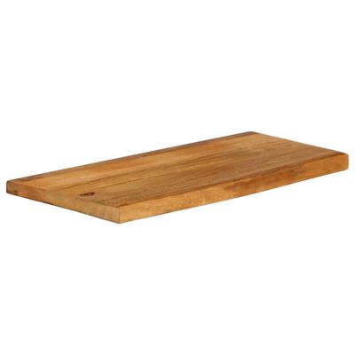 vidaXL Dessus de table à bord vivant 90x30x2,5 cm bois massif manguier