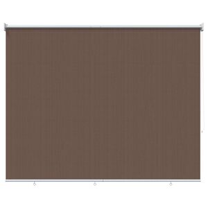 vidaXL Store enrouleur ext&eacute;rieur &agrave; 90% de blocage UV Taupe HDPE