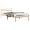 vidaXL Cadre de lit Marron 215,5 x 95,5 x 69,5 cm Bois de Pin Massif