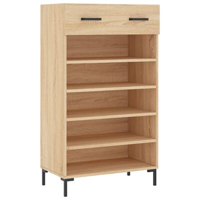 vidaXL Armoire à chaussures chêne sonoma 60x35x105cm bois d'ingénierie