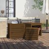 vidaXL Ensemble de bo&icirc;tes de jardin 3 pcs marron miel bois pin massif