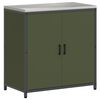 vidaXL Rangement de cuisine Vert olive 60 x 50 x 92 cm Acier