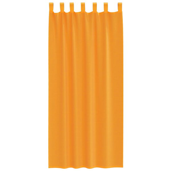 vidaXL Rideaux en voile avec boucles 2 pcs orange 140x245 cm