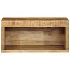 VidaXL Meuble TV mural 40x30x19 cm bois massif de manguier brut