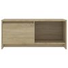 vidaXL Meuble TV Ch&ecirc;ne sonoma 90x35x40 cm Bois d'ing&eacute;nierie