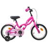 vidaXL V&eacute;lo pour Enfants 16 Pouces pour 4-6 ans Rose fonc&eacute;