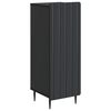 vidaXL Buffet Noir 34,5 x 33 x 92 cm Bois d'ing&eacute;nierie