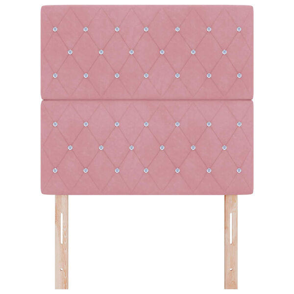 vidaXL T&ecirc;te de lit avec t&ecirc;te de lit Rose 100 cm Cuir synth&eacute;tique