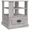 vidaXL Table d'appoint sonoma gris 50x50x60 cm bois d'ing&eacute;nierie