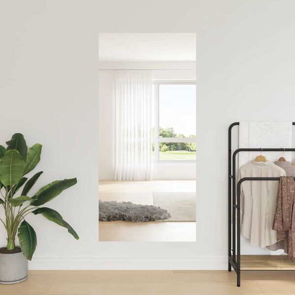 vidaXL Film miroir 2 pcs Argent PET