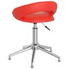 vidaXL Chaises &agrave; manger pivotantes lot de 2 rouge similicuir