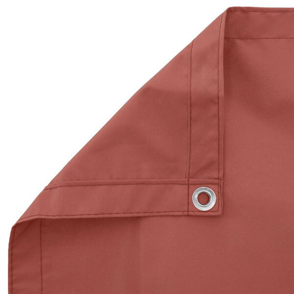 vidaXL &Eacute;cran de balcon Terre cuite 110 x 400 cm Tissu Oxford