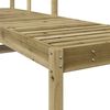 vidaXL Chaise longue 199,5x62x55 cm bois de pin imprégné