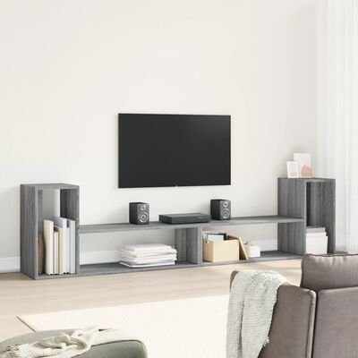 vidaXL Meubles TV 2 pcs sonoma gris 100x30x50 cm bois d'ingénierie