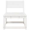 vidaXL Canap&eacute; de jardin blanc bois de pin massif