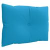 vidaXL Coussins de palette lot de 3 bleu tissu
