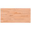 vidaXL Dessus de bureau 115x55x2,5 cm bois massif de h&ecirc;tre