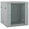 vidaXL Armoire r&eacute;seau avec stockage Gris 60 x 60 x 65 cm Acier