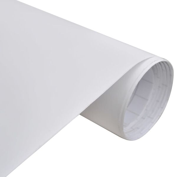 vidaXL Film pour Voiture Blanc Mat 200x152 cm Étanche Pose Sans Bulles