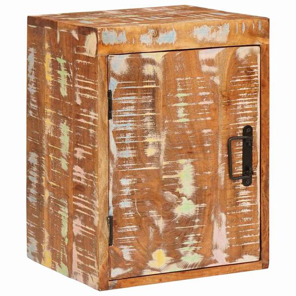 vidaXL Table de chevet Marron Bois massif de r&eacute;cup&eacute;ration