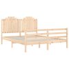 vidaXL Cadre de lit sans matelas 160x200 cm bois massif