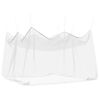vidaXL Filet Anti-Moustiques de Jardin 220 mesh Blanc 4 x 4 x 2,5 m