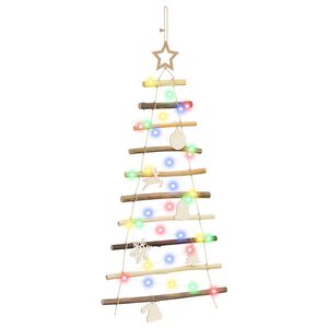 vidaXL Arbre de No&euml;l suspendu 90 cm 30 LED Multicolore