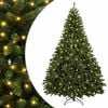 vidaXL Sapin de No&euml;l Artificiel &agrave; Branches Articul&eacute;es 240 cm 600 LED