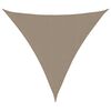 vidaXL Voile de parasol tissu oxford triangulaire 3x3x3 m taupe