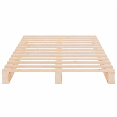 vidaXL Cadre de lit 75x190 cm Bois pin massif Petit simple