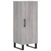 vidaXL Buffet Sonoma gris 34,5x34x90 cm Bois d'ing&eacute;nierie