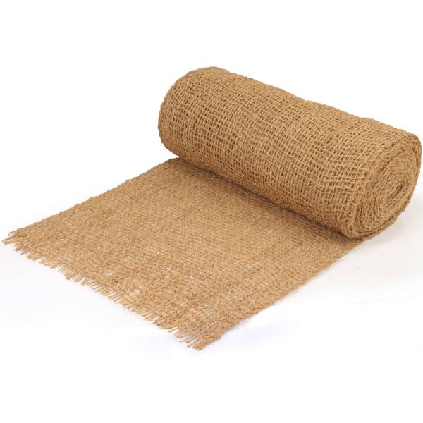 vidaXL Tapis de contr&ocirc;le de l'&eacute;rosion g&eacute;otextile Fibre de coco 1x20 m
